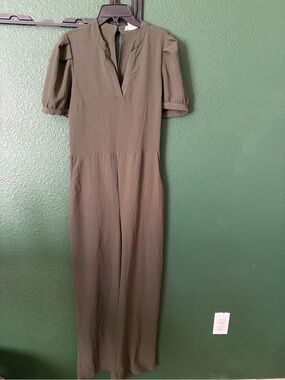 Monteau Olive Green Jumpsuit